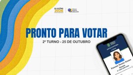 Quem não votou no 1º turno pode votar normalmente, desde que o título esteja em situação regular...