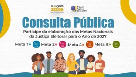 TRE-RO está ouvindo magistradas (os), servidoras (es) e a sociedade para construir, de forma par...