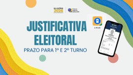 Eleitoras e eleitores que não votaram no segundo turno das Eleições 2026 podem justificar a ausê...
