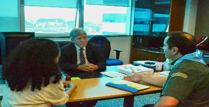 26-05-15 TRE-RO E UNIÃO DOS ESCOTEIROS União dos Escoteiros do Brasil fecha parceria com TRE-RO
