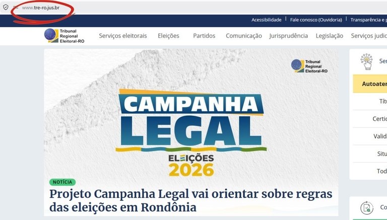 Contatos da Ouvidoria do TRE-RO Todos os serviços são oferecidos de forma gratuita nos cartórios eleitorais, pelo Autoatendiment...