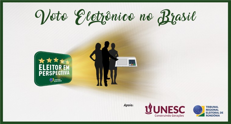 Evento “Eleitor em Perspectiva: Voto Eletrônico no Brasil” será realizado em Cacoal na próxima sexta-feira (6) O evento, que acontecerá no auditório da Unesc - Cacoal, será dividido em duas turmas: às 14h e ...