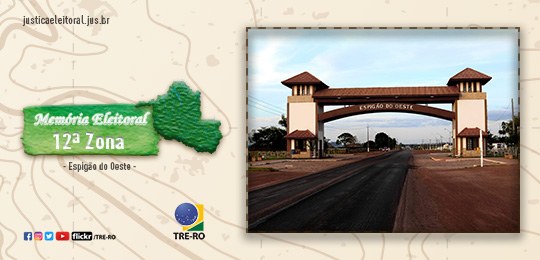 Memória Eleitoral: a 12ª Zona Eleitoral de Rondônia – Espigão do Oeste Com 23.295 eleitores, a 12ª Zona Eleitoral possui um total de 1,98% do eleitorado do Estado de R...