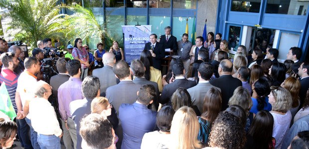 TRE RO Ato Publico TRT 14 20 06 Justiça Eleitoral rondoniense realiza Ato Público com TRT 14 contra cortes orçamentários