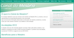 Canal do mesário
