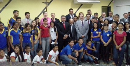 TRE-RO EJE leva alunos na Câmara Municipal 07-11-13 TRE-RO EJE leva alunos na Câmara Municipal