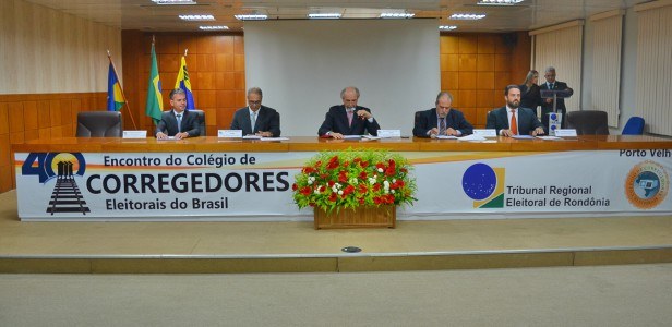 TRE RO encontro colegio de corregedores eleitorais Em Porto Velho, solenidade de abertura do 40º Encontro do Colégio de Corregedores Eleitorais do ...