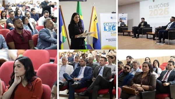 TRE-RO: Momentos do evento Campanha Legal