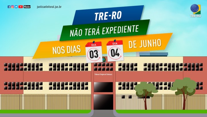 A Justiça Eleitoral retoma suas atividades remotas na próxima segunda-feira, 7 de junho