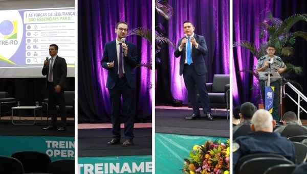 TRE-RO palestrantes no treinamento