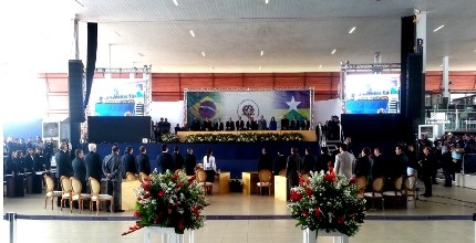 TRE-RO Posse dos deputados Juízes da Corte Eleitoral de Rondônia prestigiam posse de deputados estaduais