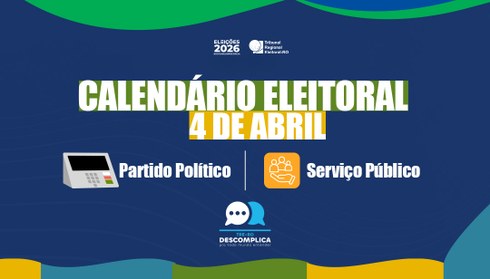 Data marca limite para registro de partidos, filiação e domicílio eleitoral de candidatos e tamb...