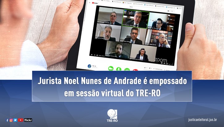 Advogado Noel Nunes de Andrade é empossado como juiz substituto da classe jurista no TRE-RO O Magistrado atuará no biênio de 2020 a 2022