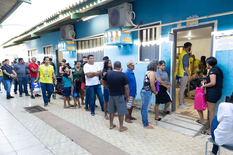 A ação social disponibilizou diversos atendimentos a população na zona sul.