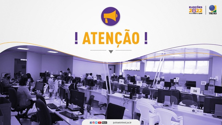 Cartórios Eleitorais de Rondônia realizarão atendimento neste sábado (30) Em virtude do fechamento do cadastro eleitoral, será realizado plantão de atendimento das 8h às 13h