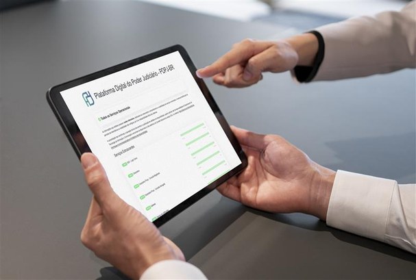 O Portal permite acompanhar em tempo real a estabilidade dos serviços digitais da Justiça.