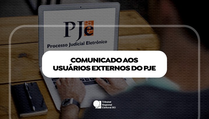 Comunicado aos usuários externos do PJe A partir de 03 novembro, o acesso ao PJe e ao Portal.jus.br exigirá autenticação em dois fatores...