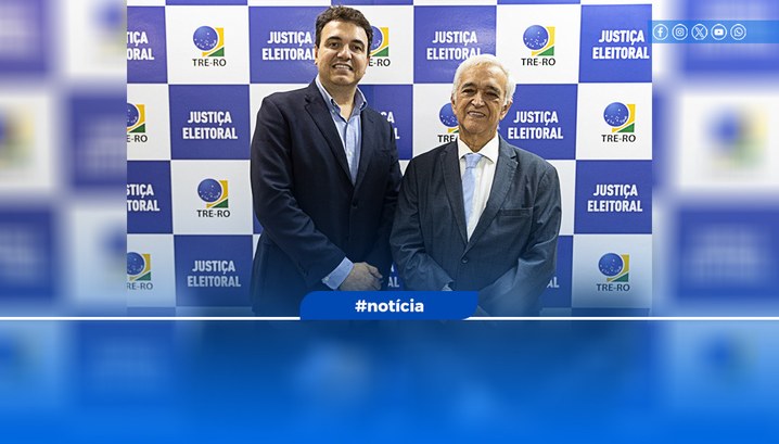 Desembargador Daniel Lagos recebe visita do vice-prefeito de Cacoal O objetivo da visita foi firmar parceria com a Justiça Eleitoral para o programa Cacoal Rota da ...