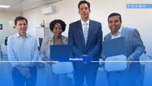 Lindomar Barbosa Alves e Edineia de Brito receberam seus diplomas de Prefeito e Vice-Prefeita do...