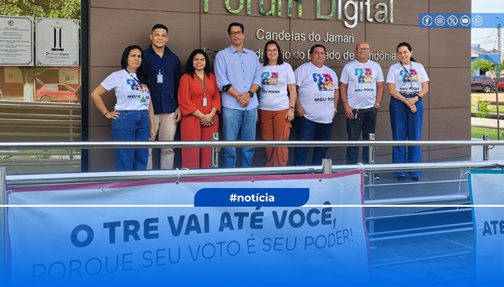 Estrutura do Fórum Digital é aproveitada para audiências e atendimento eleitoral pelo TRE-RO Em parceria com o TJ-RO, programa Meu Voto, Meu Poder garantiu serviços eleitorais durante a 3ª ...