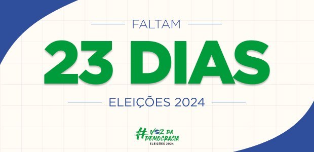Faltam 23 dias para as Eleições Municipais de 2024 No dia 6 de outubro, só em Rondônia, mais de 1 milhão de eleitoras e eleitores dos 52 municípios...