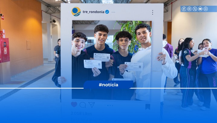 Juventude rondoniense fortalece a democracia se preparando para participar das Eleições 2026 Em 2025, mais de 18 mil jovens, entre 15 a 17 anos, já emitiram o primeiro título e estão pronto...