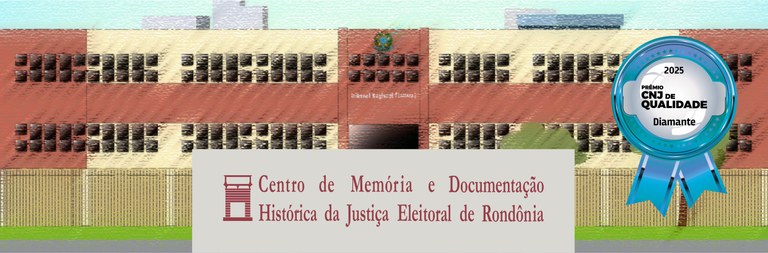 Logo Memória Diamante Logo do centro de memória com a atualização do selo diamante 2025, TRE-RO