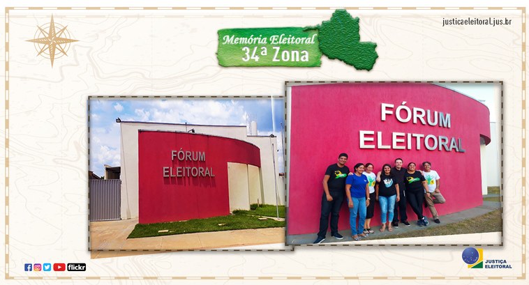 A 34ª Zona Eleitoral possui 30.203 eleitores aptos a votar e 107 seções eleitorais