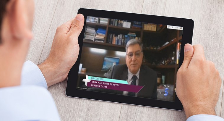 Presidente do TRE-RO concede entrevista em emissora de tv sobre o adiamento das eleições Desembargador Marcos Alaor Diniz Grangeia explicou sobre os novos prazos do Calendário Eleitoral...