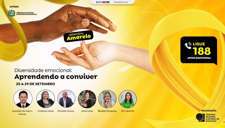Série de palestras com temas relacionados à saúde mental será transmitida pelo canal do Regional...