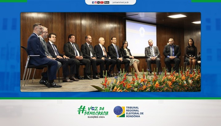 Presidente do TRE-RO, desembargador Daniel Lagos, participou da cerimônia