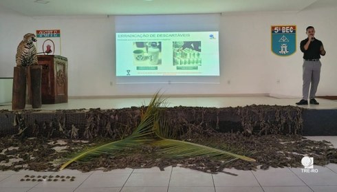 Palestra reforçou a cooperação entre instituições e destacou ações ambientais desenvolvidas pelo...