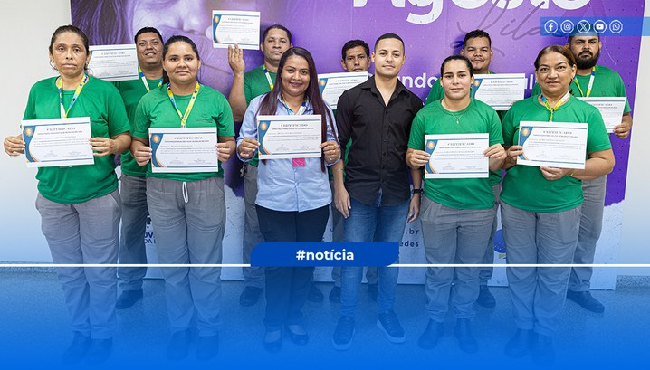 TRE-RO entrega certificados de capacitação em coleta de resíduos sólidos Treinamento sobre sustentabilidade e gestão ambiental responsável foi realizado em parceria com ...