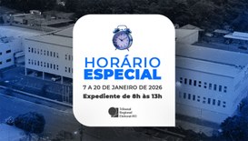 Expediente na Secretaria do Tribunal e Zonas Eleitorais será de 8h às 13h