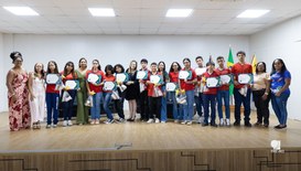 Cerimônia reconhece talentos da Escola Marcos de Barros Freire reforçando a importância da educa...