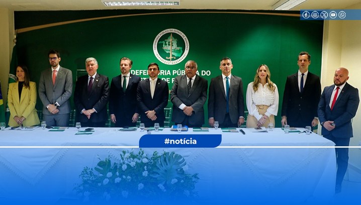 TRE-RO prestigia recondução do Defensor Público Hans Lucas Immich Vice-presidente e Corregedor Regional Eleitoral, desembargador Marcos Alaor, representou o Tribunal