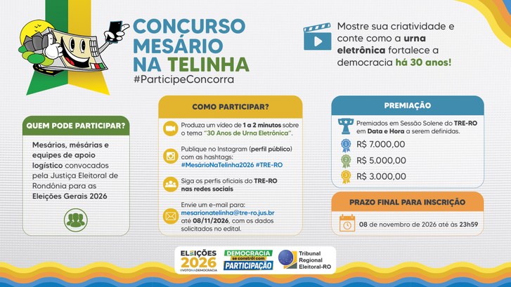 Iniciativa reconhecida pelo TSE valoriza a atuação das mesárias, mesários e colaboradores nas El...