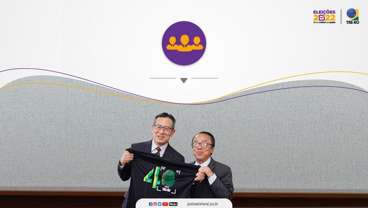 TRE-RO recebe a visita do cônsul do Japão O Presidente do Tribunal conversou com o embaixador sobre o sistema de votação das eleições bras...