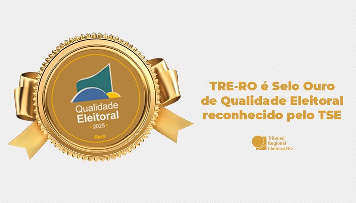 TRE-RO recebe Selo de Qualidade Eleitoral em cerimônia no TSE O Selo de Qualidade Eleitoral reconhece às ações e boas práticas da Justiça Eleitoral.