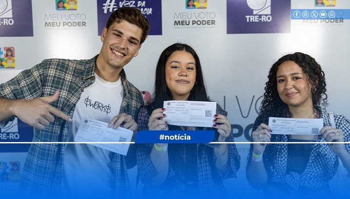 Programa “Meu Voto, Meu Poder” aproxima a Justiça Eleitoral da população e incentiva a participa...