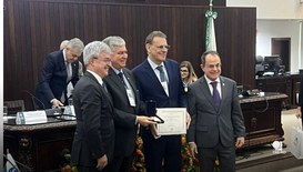 Des. Marcos Alaor é homenageado pela atuação na formação da magistratura rondoniense.