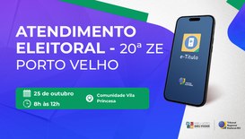 Ação  itinerante levará serviços de alistamento, regularização e atualização do título eleitoral